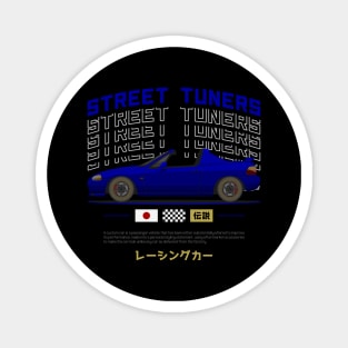 Street Tuners Blue Del Sol JDM Magnet